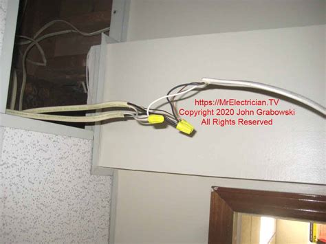 no junction box splice|splicing romex without a box.